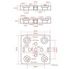 OpenBuild V Gantry Plate with Black Wheel